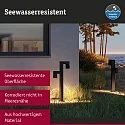 bollard light KIMU 2 SPOT 2 flames, switchable, cardanic swivelling, insect friendly IP44, anthracite 