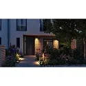 bollard light KIMU 2 SPOT 2 flames, switchable, cardanic swivelling, insect friendly IP44, anthracite 