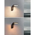 outdoor wall luminaire ZERENA with sensor, insect friendly, sea-air resistant IP44, anthracite 