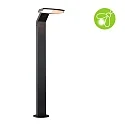 bollard light ZERENA with sensor, insect friendly, sea-air resistant IP44, anthracite 