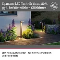 bollard light ZERENA with sensor, insect friendly, sea-air resistant IP44, anthracite 