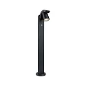 Luminaria para balizas CUFF PIR con sensor IP44, antracita, transparente 