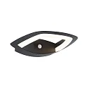 Luminaria de pared para exteriores ANELA PIR con sensor, resistente al aire marino IP44, antracita 
