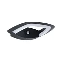 Paulmann Luminaria de pared para exteriores ANELA PIR con sensor, resistente al aire marino IP44, antracita 