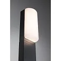 Paulmann Luminario de bolardo BONNIE conmutable, resistente al aire marino IP44, antracita 