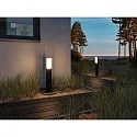 Paulmann Luminario de bolardo BONNIE conmutable, resistente al aire marino IP44, antracita 