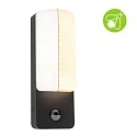 outdoor wall luminaire BONNIE PIR with sensor, insect friendly, sea-air resistant IP44, anthracite 