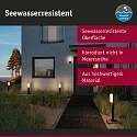 outdoor wall luminaire BONNIE PIR with sensor, insect friendly, sea-air resistant IP44, anthracite 