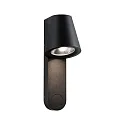 Luminaria de pared para exteriores CAISSA PIR con sensor IP44, antracita, transparente 