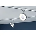 Foco monofásico URAIL CIRCLE LED redondo, ajustable, cromado mate 