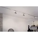 Foco monofásico URAIL CIRCLE LED redondo, ajustable, cromado mate 