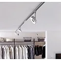 Foco monofásico URAIL CIRCLE LED redondo, ajustable, cromado mate 