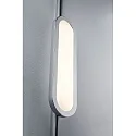 Foco monofásico URAIL PANEL LOOP LED oval, conmutable, cromado mate 