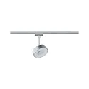 Foco monofásico URAIL CIRCLE LED IP20, cromado mate regulable