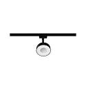 Paulmann Foco monofásico URAIL CIRCLE LED IP20, negro mate regulable