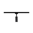 Paulmann Foco monofásico URAIL TUBO LED IP20, negro mate regulable
