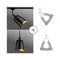 Paulmann shade ALVARO URail DecoSystems, gold matt, black