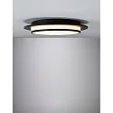 Paulmann ceiling luminaire EGRON IP20, mat, black dimmable