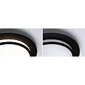 Paulmann ceiling luminaire EGRON IP20, mat, black dimmable