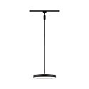 Luminaria colgante de 1 fase HILDOR URail IP20, negro mate regulable