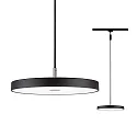 Paulmann Luminaria colgante de 1 fase HILDOR URail IP20, negro mate regulable