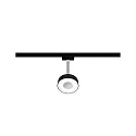 Paulmann Foco URAIL CIRCLE giratorio, inclinable, cromo, negro mate