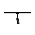 Paulmann Foco URAIL TUBO LED giratorio, inclinable, cromo, negro mate 