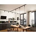 Paulmann Foco URAIL TUBO LED giratorio, inclinable, cromo, negro mate 