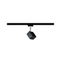 Paulmann Foco URAIL CUBE LED, cromo, negro mate