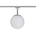 Paulmann Luminaria de techo URAIL CEILING GLOBE SMALL pequeño E14, cromado mate, ópalo regulable