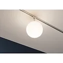 Paulmann Luminaria de techo URAIL CEILING GLOBE SMALL pequeño E14, cromado mate, ópalo regulable