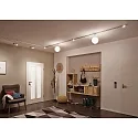 Paulmann Luminaria de techo URAIL CEILING GLOBE SMALL pequeño E14, cromado mate, ópalo regulable