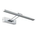 Paulmann Luminaria para cuadros GALERIA BEAM FIFTY LED con brazo articulado, inclinable, níquel cepillado 