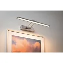 Paulmann Luminaria para cuadros GALERIA BEAM FIFTY LED con brazo articulado, inclinable, níquel cepillado 