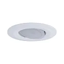 Paulmann Luminaria empotrable para techos CALLA IP65 giratorio, juego de 3 IP65, blanco mate 