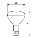 Philips plant light IR CH R125 E27 dimmable