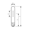 Philips Lámpara de vapor de sodio SON-T46 PLUS PIA T46 E40 2000K CRI 20-39 regulable
