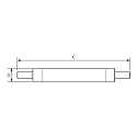 Philips Lámpara de barra LED R7s 118mm COREPRO LEDLINEAR 118MM SLIM conmutable, estrecho 7,2W 810lm 3000K 300° CRI 80 