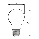 Philips Lámpara espejada de forma estándar MASTER VALUE CM A60 A60 E27 7,2W 650lm 2700K CRI 80 regulable