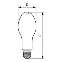 Philips Lámpara LED MASTER LED HPL conmutable E40 33,5W 6000lm 4000K 300° CRI 80 