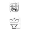 Philips Lámpara de halógeno MSD PLATINUM 25 R 1CT/8 550W 26000lm 8000K regulable