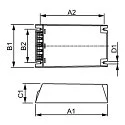Philips ballast HID-DV PROG XT 100 SON Q 208-277V DALI controllable, programmable, PWM dimming output