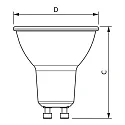 Philips Lámpara reflectora LED MASTERCONNECT LEDSPOT IA PAR16 927 App Control PAR16 GU10 5W 345lm 2700K 36° CRI 90 regulable