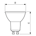 Philips Lámpara reflectora LED MASTER LEDspot Value GU10 6,2W 575lm 3000K 36° CRI 90 regulable