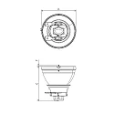 Philips Lámpara de halógeno MSD PLATINUM 200 FLEX 1CT/8 240W 14000lm 7800K regulable