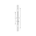 RADIUM Ralotherm Infrared lamp with Metall-Lasche, ITT 1000W 235V-08X0, double based, adjustable