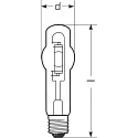 RADIUM Lámpara de vapor metálico de halógeno HRI-BT HRI-BT 400W/D/PRO/230/E40 conmutable claro E40 420W 34000lm 5500K 360° CRI 87 