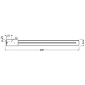 RADIUM LED lamp ESSENCE LONG RL-LONG55 840/2G11 UN switchable matt 2G11 25W 3250lm 4000K 140° CRI >80  mat