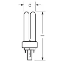 RADIUM LED compact bulb ESSENCE DUO26 EM 840 (RALUX DUO RETROFIT) switchable matt G24d 10W 1150lm 4000K 280° CRI >80  mat