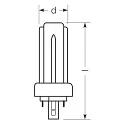 RADIUM LED compact bulb ESSENCE TRIO/E32 830 (RALUX TRIO/E RETROFIT) switchable matt GX24q-3 16W 1900lm 4000K 280° CRI >80  mat